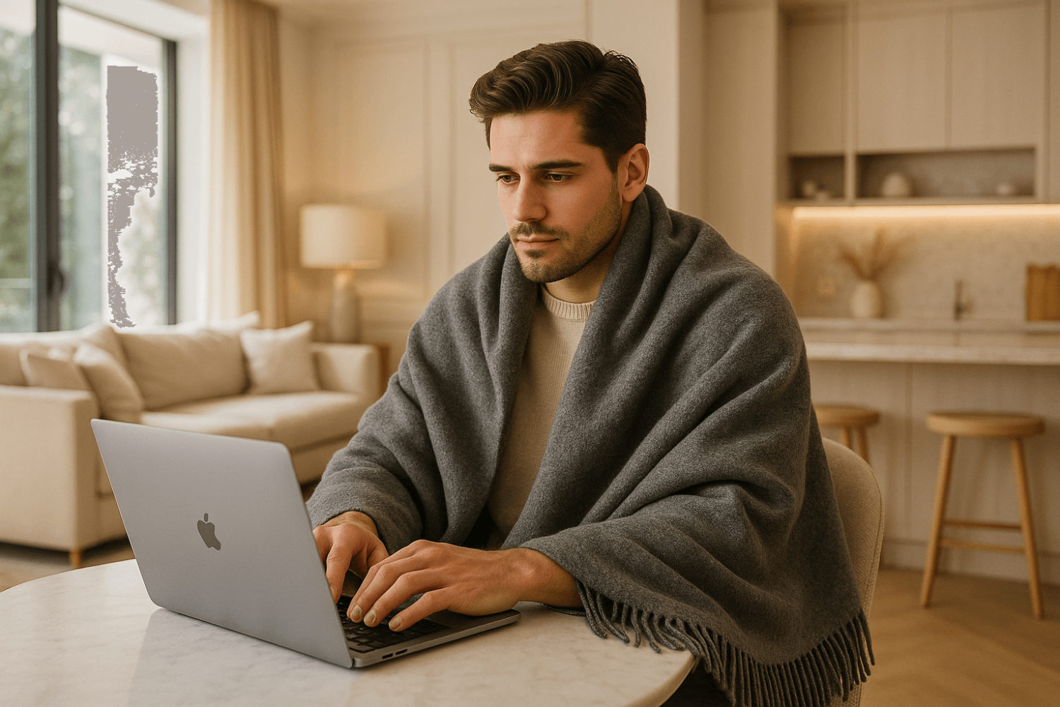 Wool Blanket In Solid Grey – Minimalism, Warmth And Comfort For Your Home