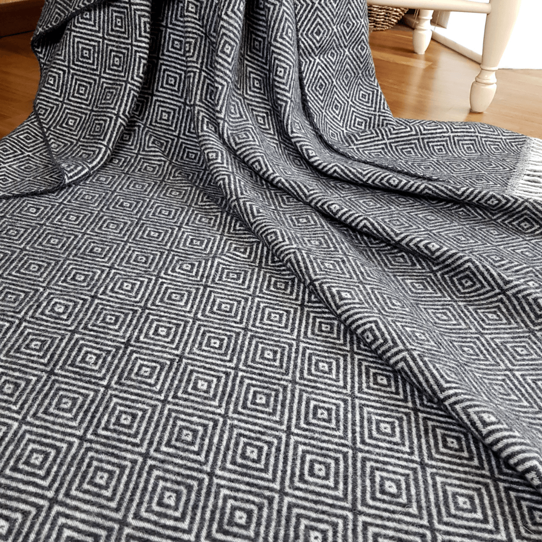 Natural Wool Blanket Verona Style