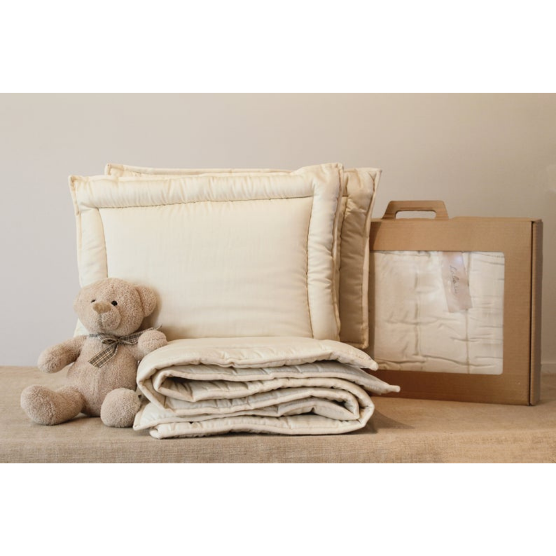 Baby Wool Pillow 30X40 Cm – Natural Wool Filling With Soft Cotton Cover