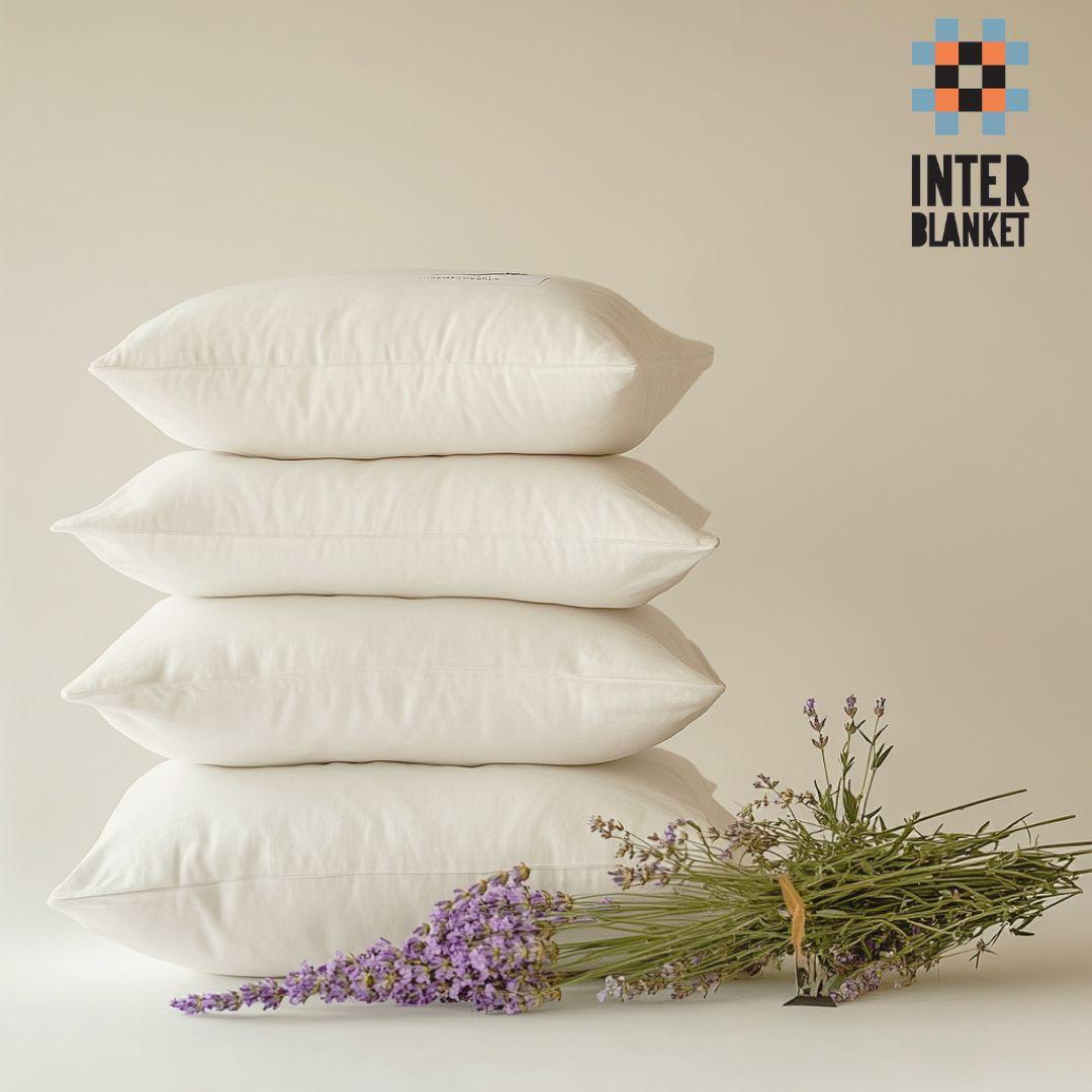 Pillow 50×70 Cm With 50% Merino Wool And 50% Natural Latex Flakes – Natural Comfort And Long-Lasting Support