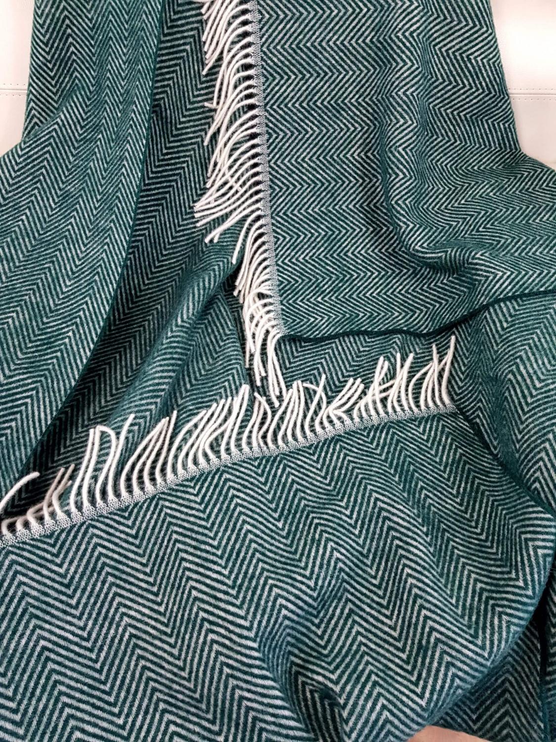 Natural Wool Blanket Milan Style