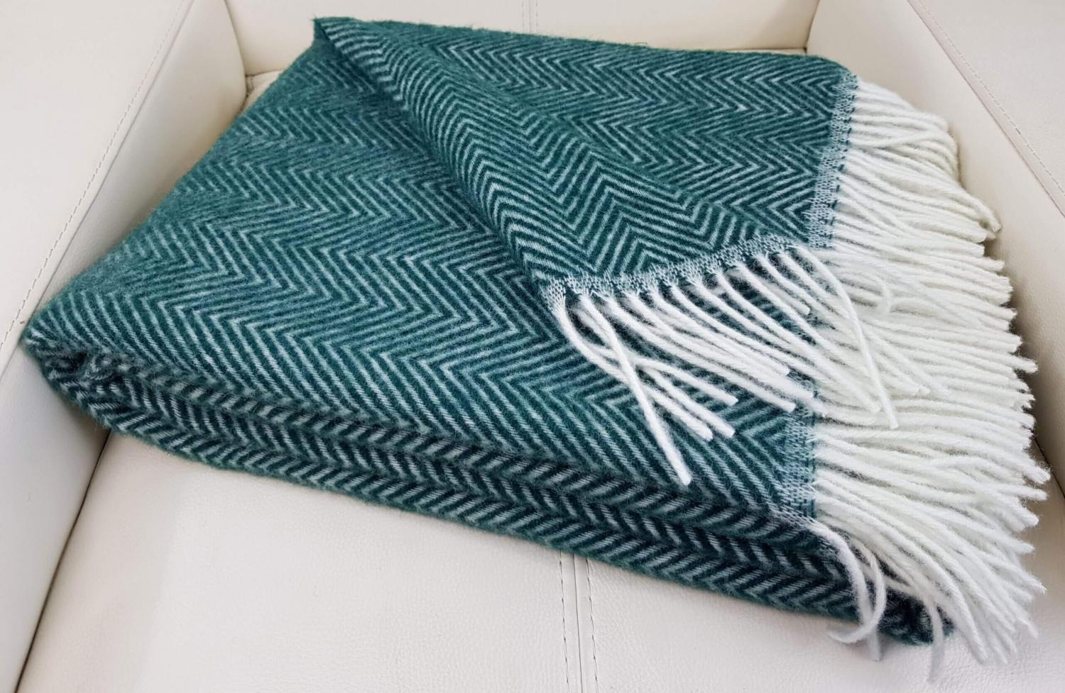 Natural Wool Blanket Milan Style