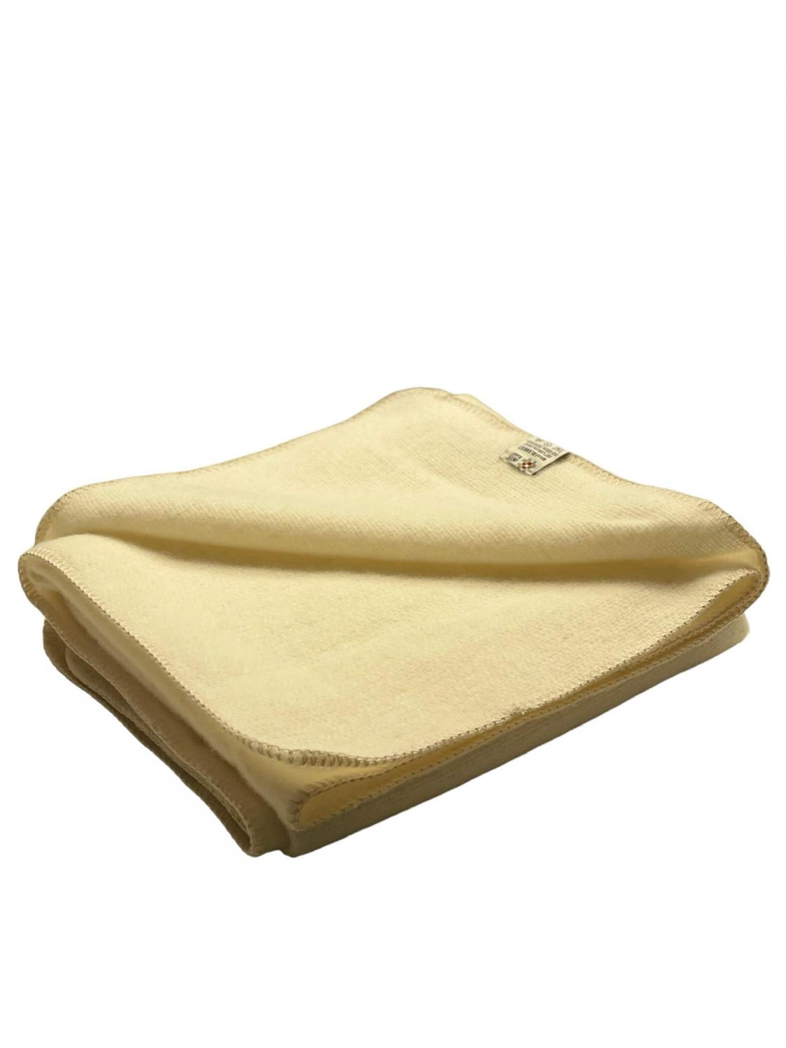 Нежно Бебешко Мериносово Одеяло С Декоративен Кант В Тон – 85X75 См