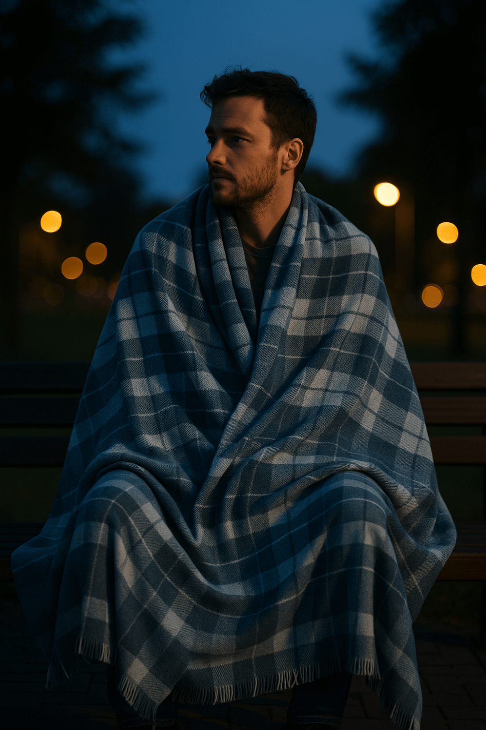 100% Cotton Plaid Blanket – 150X200 Cm, Soft & Breathable