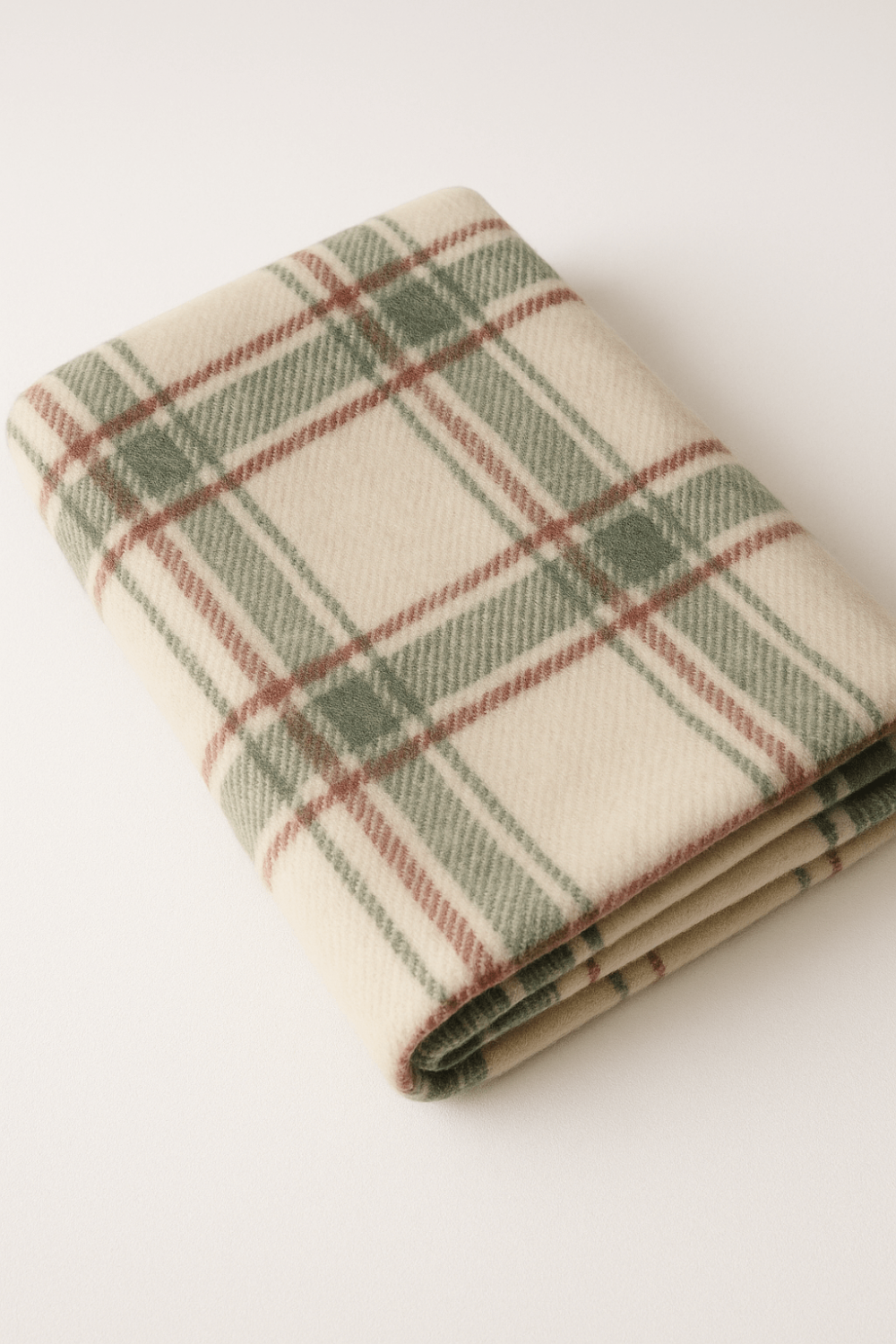 Traditional Wool Blanket 150X200 Cm – 100% Natural Wool With Classic Plaid Design