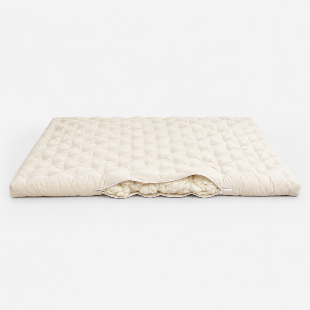 Wool Baby Mattress 70X140 Cm, Height 10 Cm