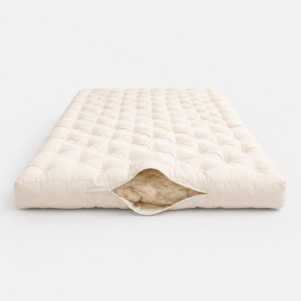 Wool Baby Mattress 70X140 Cm, Height 13 Cm