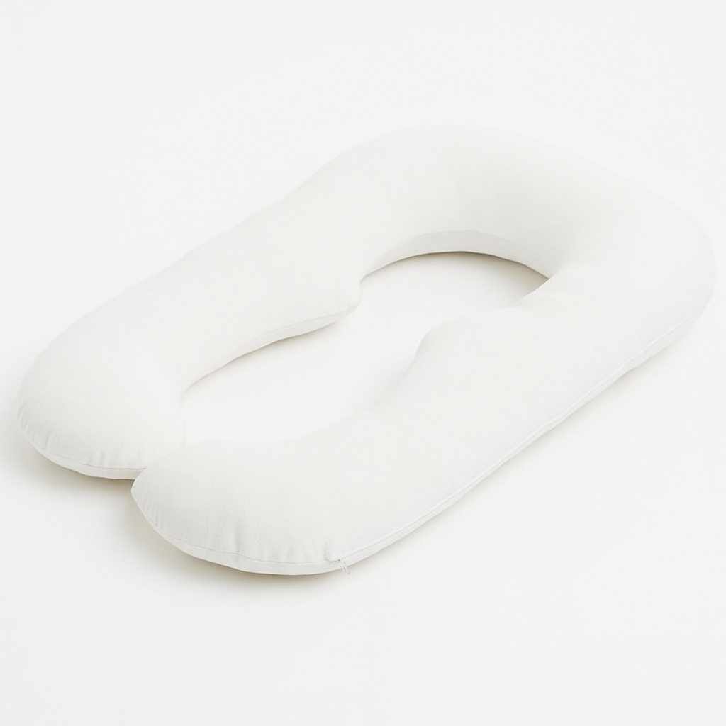 U-Образна Вълнена Възглавница За Бременни 90×130 См – Комфорт И Подкрепа През Всяка Седмица