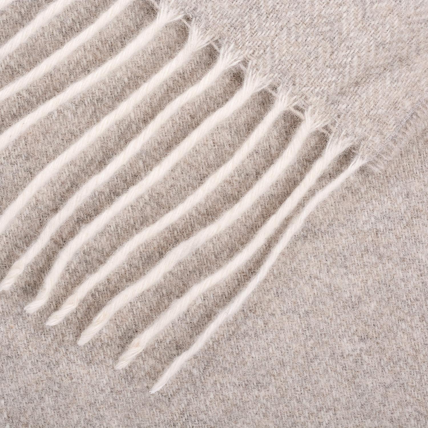 Luxury Cashmere & Merino Wool Blanket – 140X200 Cm | Natural Beige | Soft, Warm & Elegant