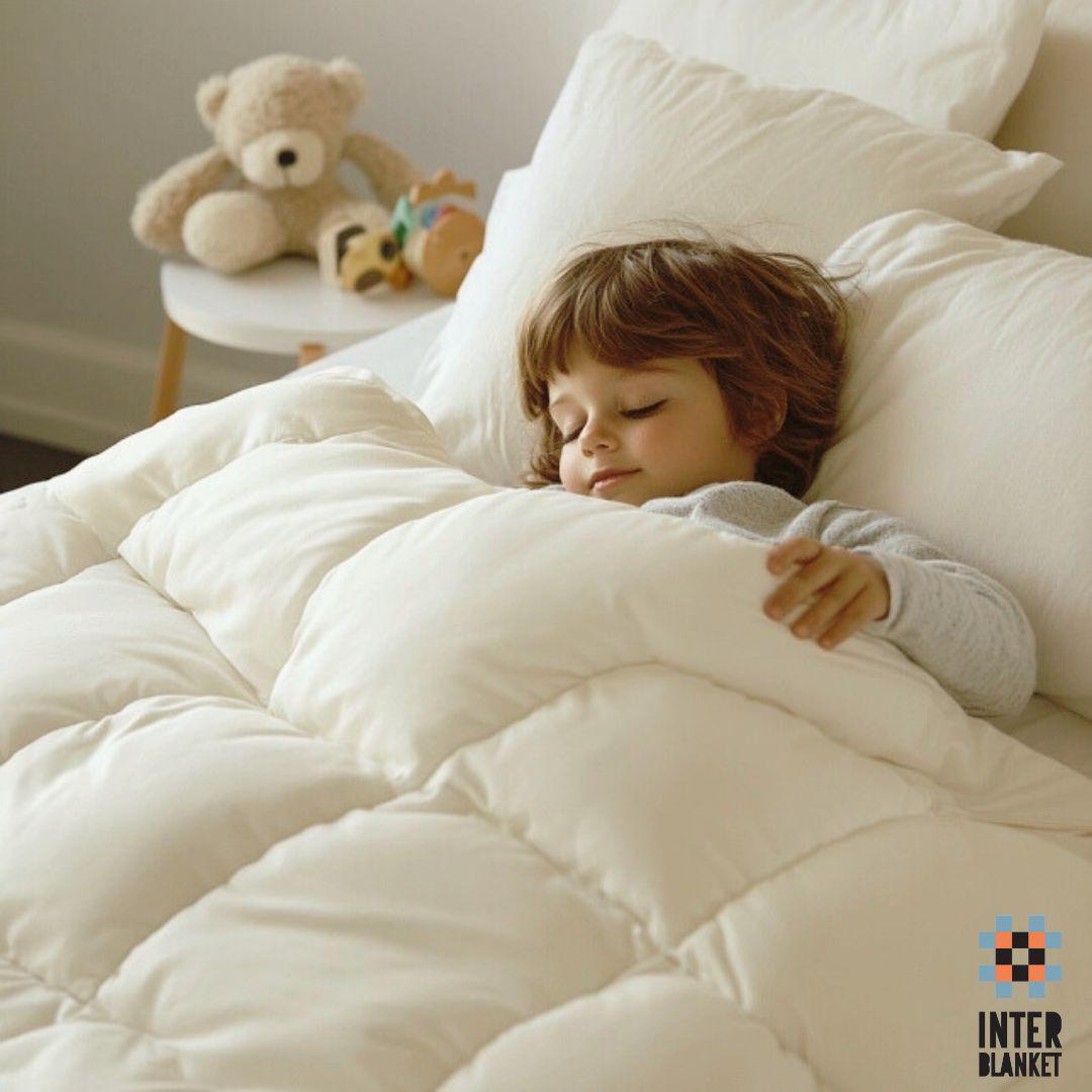 Children's Set 100% Wool Blanket - Quilt With Pillow