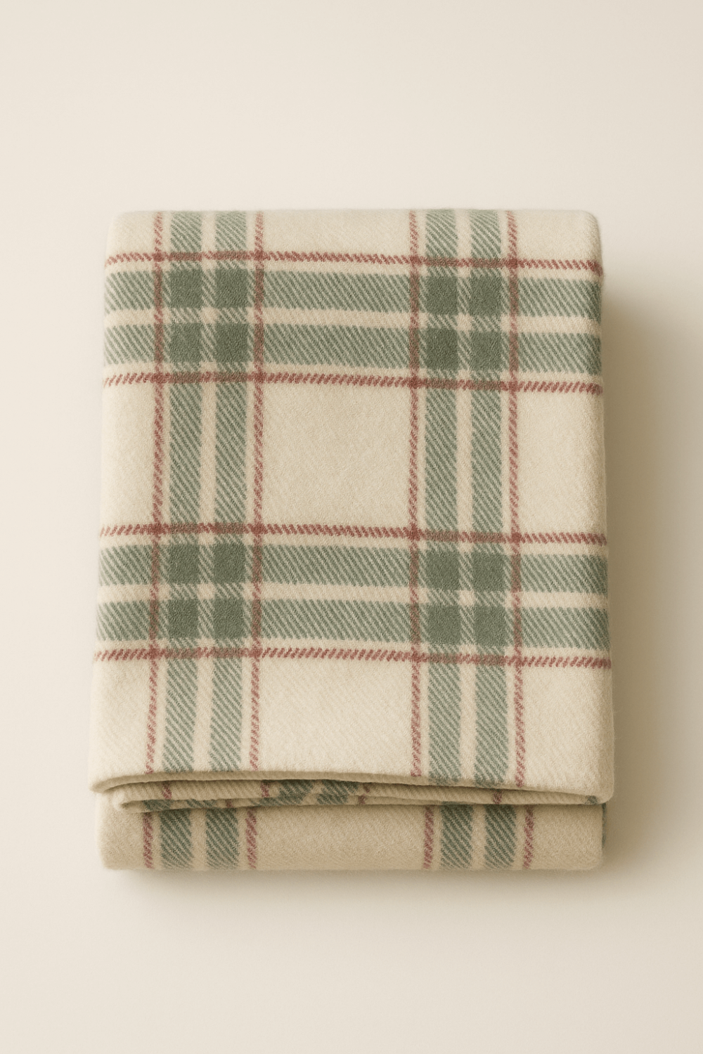 Traditional Wool Blanket 150X200 Cm – 100% Natural Wool With Classic Plaid Design