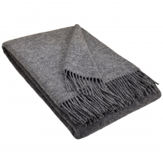 Wool Blanket In Solid Grey – Minimalism, Warmth And Comfort For Your Home