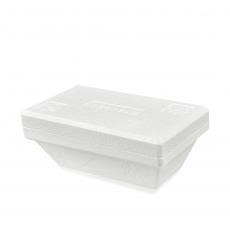 Стиропоренa Кутия За Сладолед 0.5 Kg. / 100 Бр Кашон