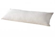Body Pillow 40/130 Cm – Filling 50% Merino Wool & 50% Natural Latex, 100% Cotton Cover