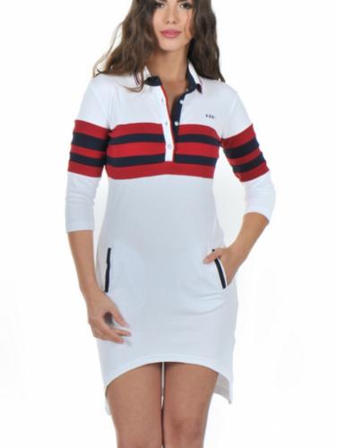 Giorgio Di Mare, Kleid Mit Langen Ärmeln