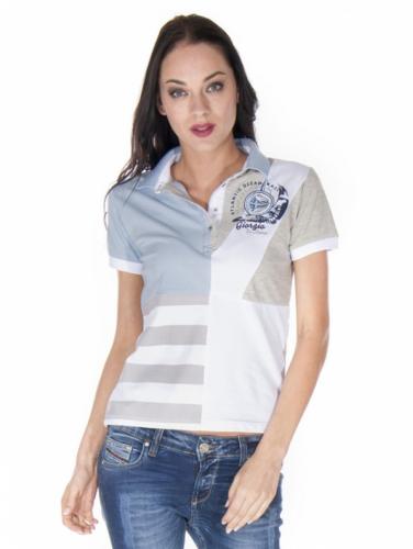 Damen Kurzarm Poloshirt Giorgio Di Mare