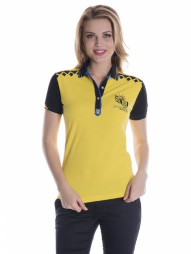 Damen Kurzarm Poloshirt Giorgio Di Mare