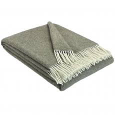 Luxury Cashmere Blanket – 90% Merino Wool & 10% Cashmere, 140 × 200 Cm, Olive Green