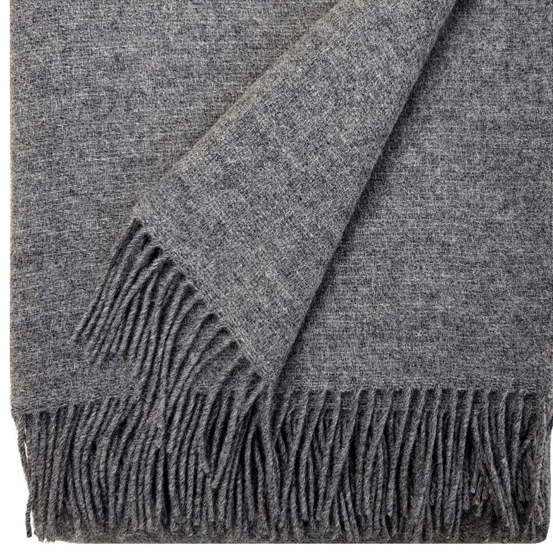 Natural Wool Blanket Tirol