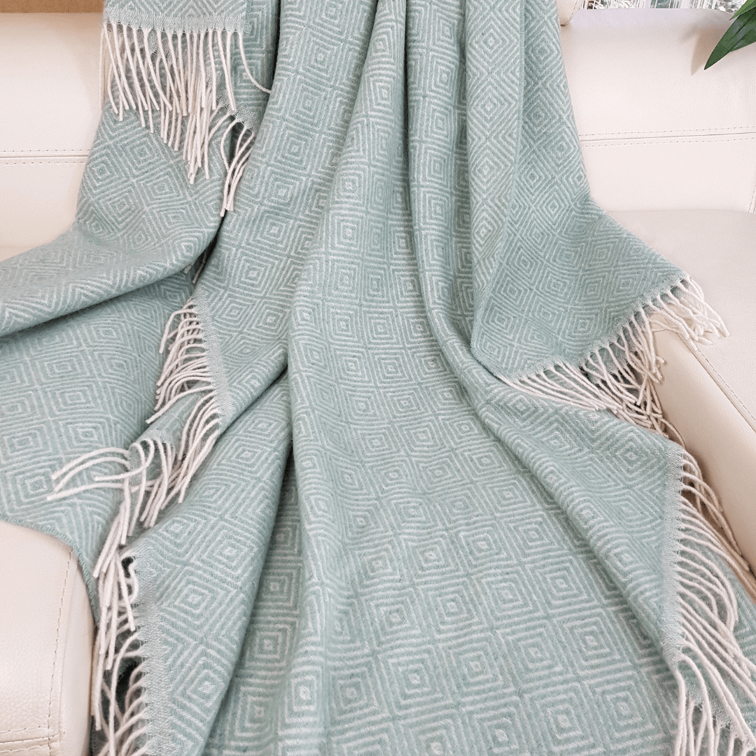 Natural Wool Blanket Verona Style