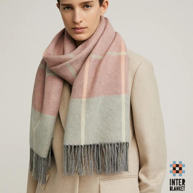 Luxurious Cashmere And Merino Wool Scarf: Elegance Meets Warmth