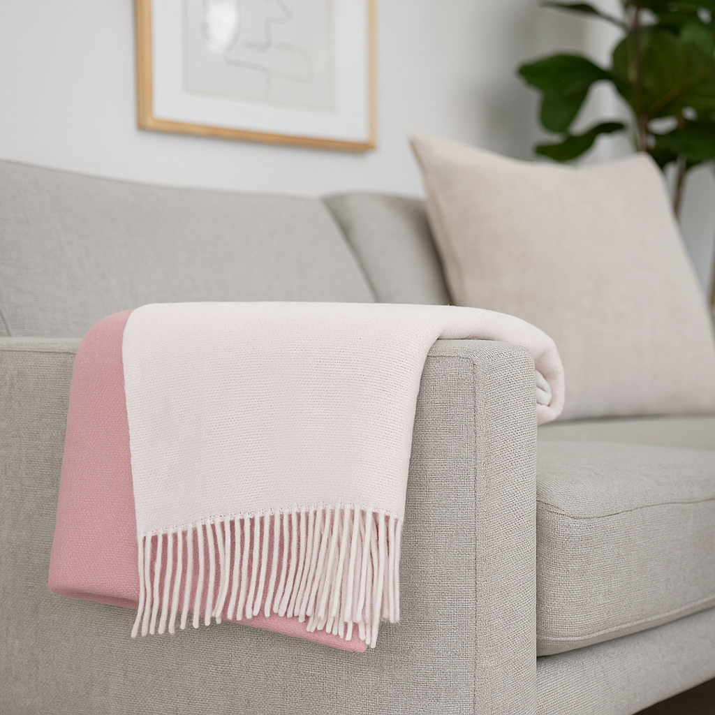 Luxurious 100% Wool Blanket – Soft, Warm & Elegant – 150X200 Cm