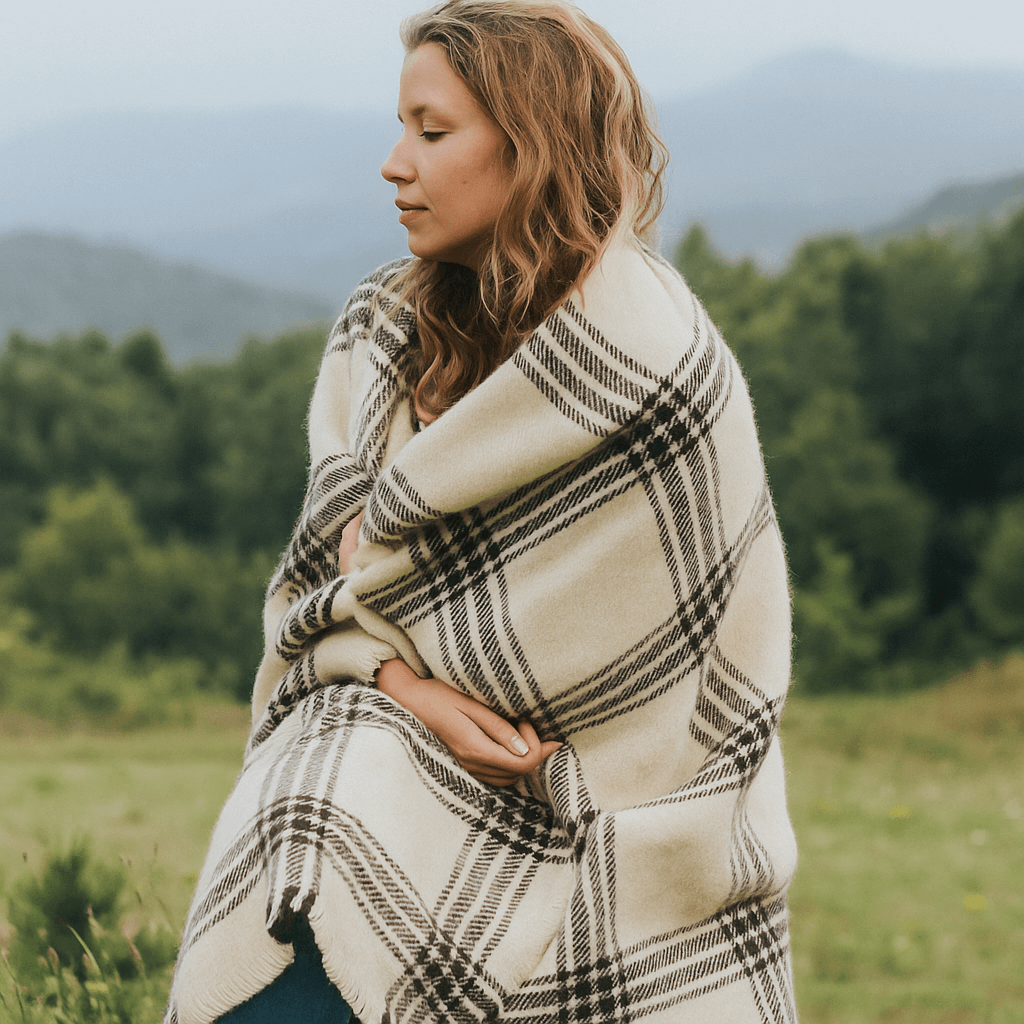 Traditional Bulgarian Wool Blanket 150X200 Cm – 100% Natural Wool