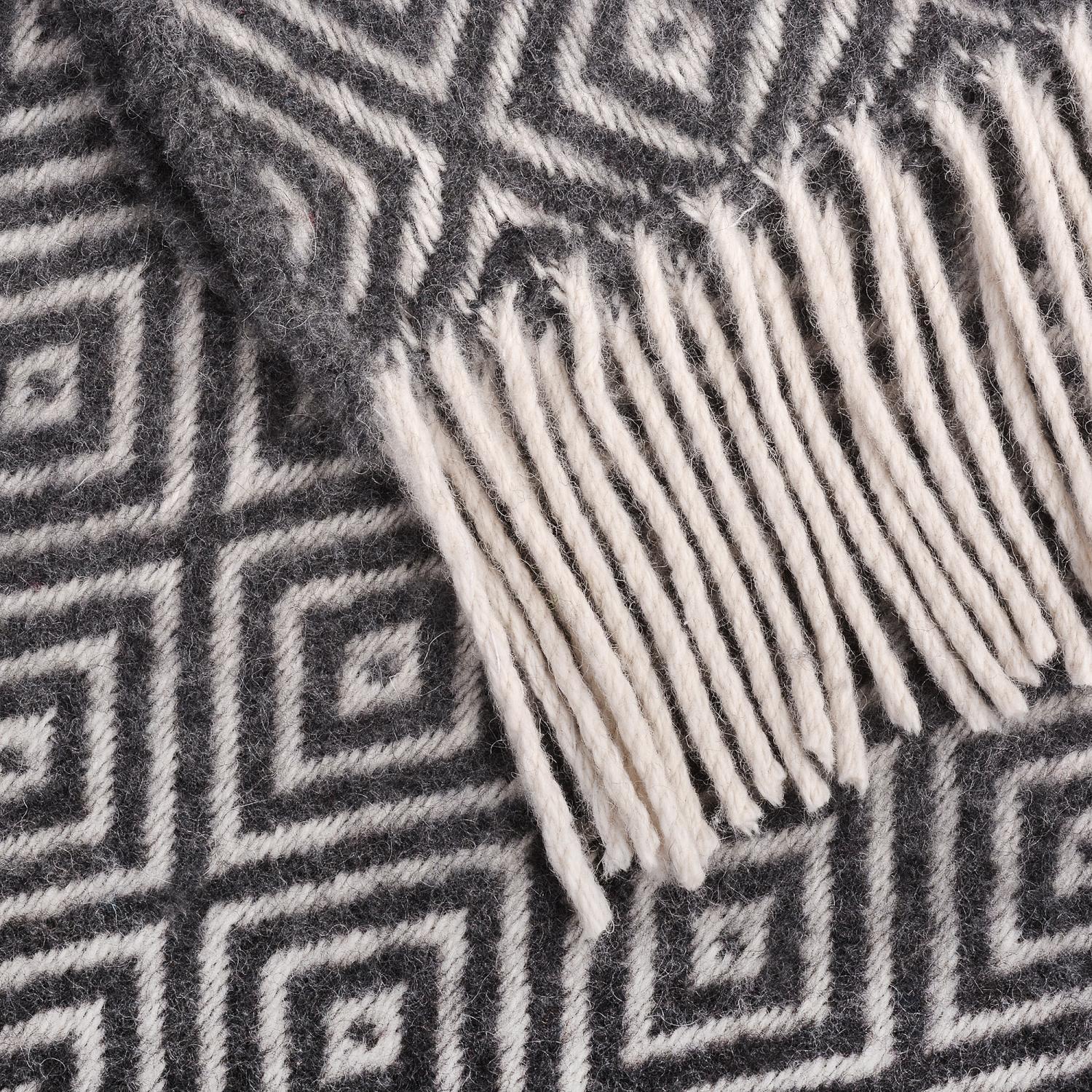 natural wool blanket verona style