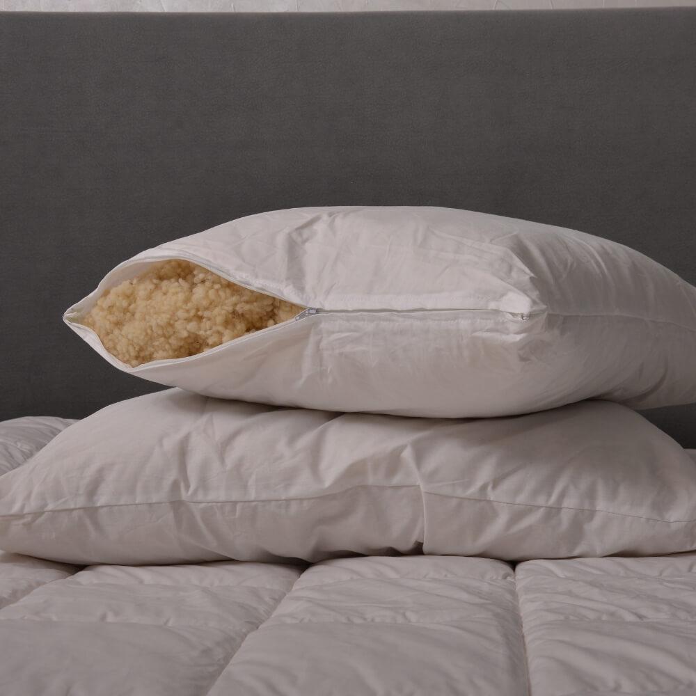 Anatomic Pillow 60×40 Cm With 100% Merino Wool Filling – Natural Comfort And Support
