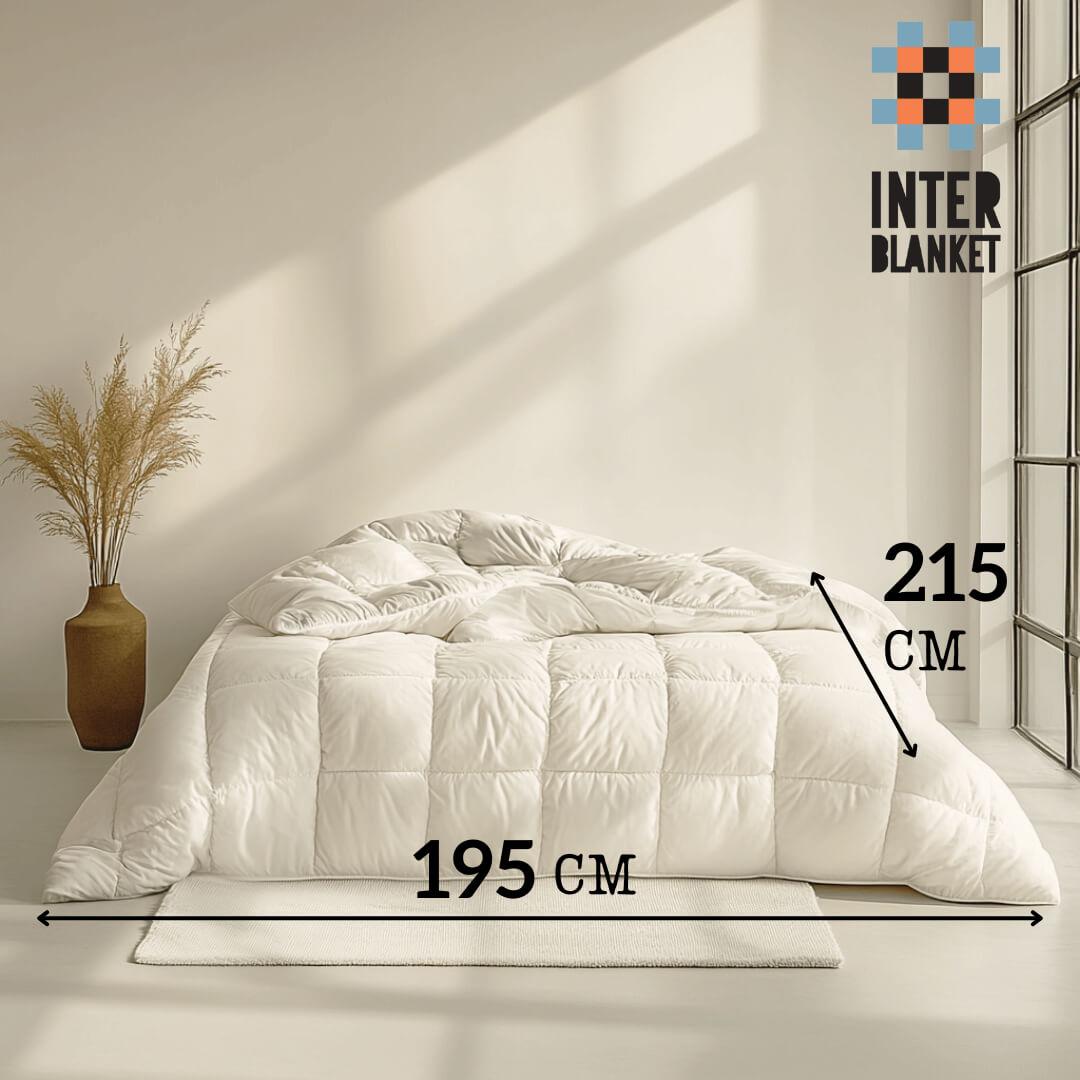 Summer Lightweight 100% Wool Duvet – 195X215 Cm – 200 Gsm