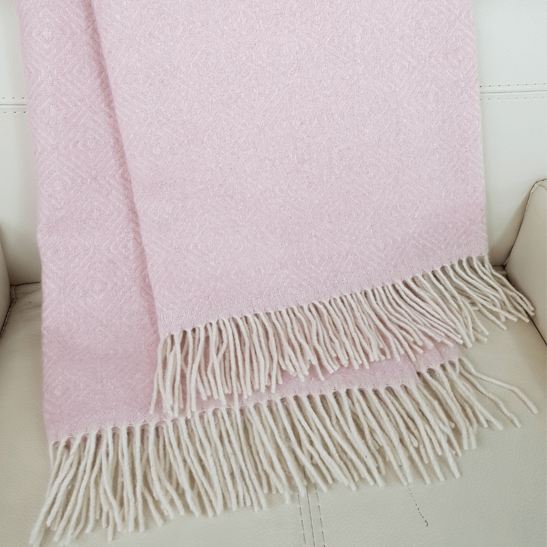 Natural Wool Blanket Verona Style