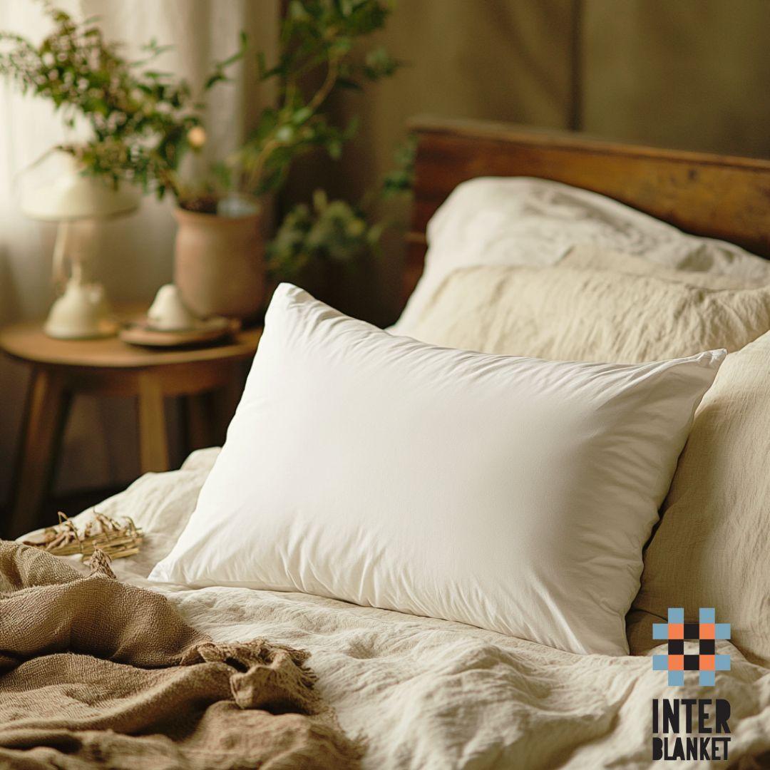 Възглавница От Вълнени Перли И Натурален Латекс – 60/40 См, Естествен Комфорт И Поддръжка На Тялото