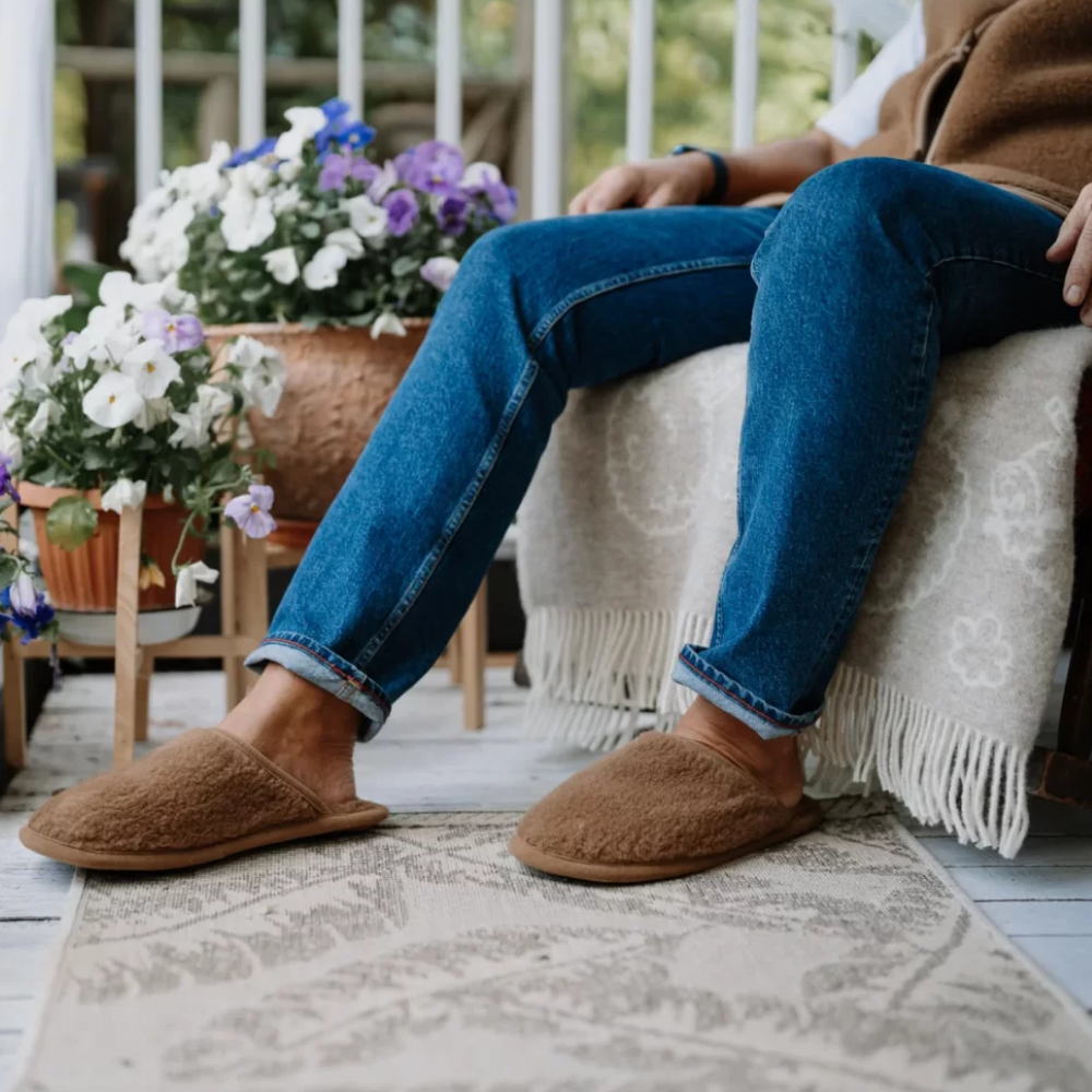 100% Wool Home Slippers – Natural Warmth, Softness, And Everyday Comfort