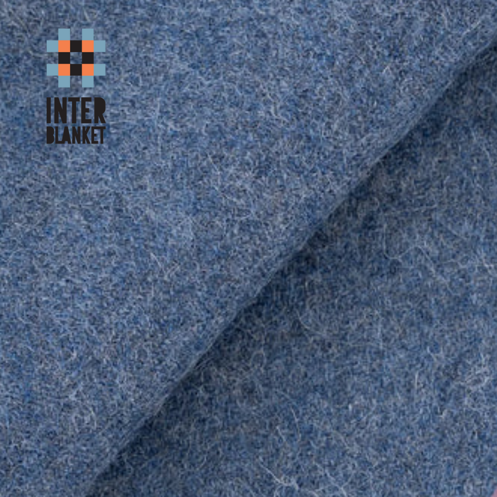 Луксозно Одеяло От 100% Бейби Алпака Вълна – Син Цвят | 130×180 См, 500 Г