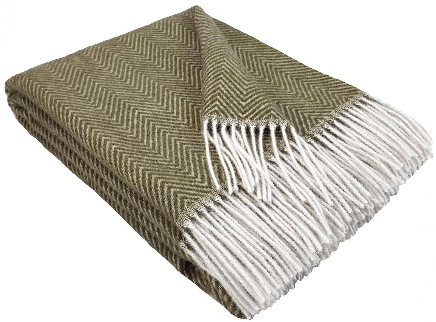 100% Wool Blanket 140X200 Cm - Soft, Warm & Stylish Throw