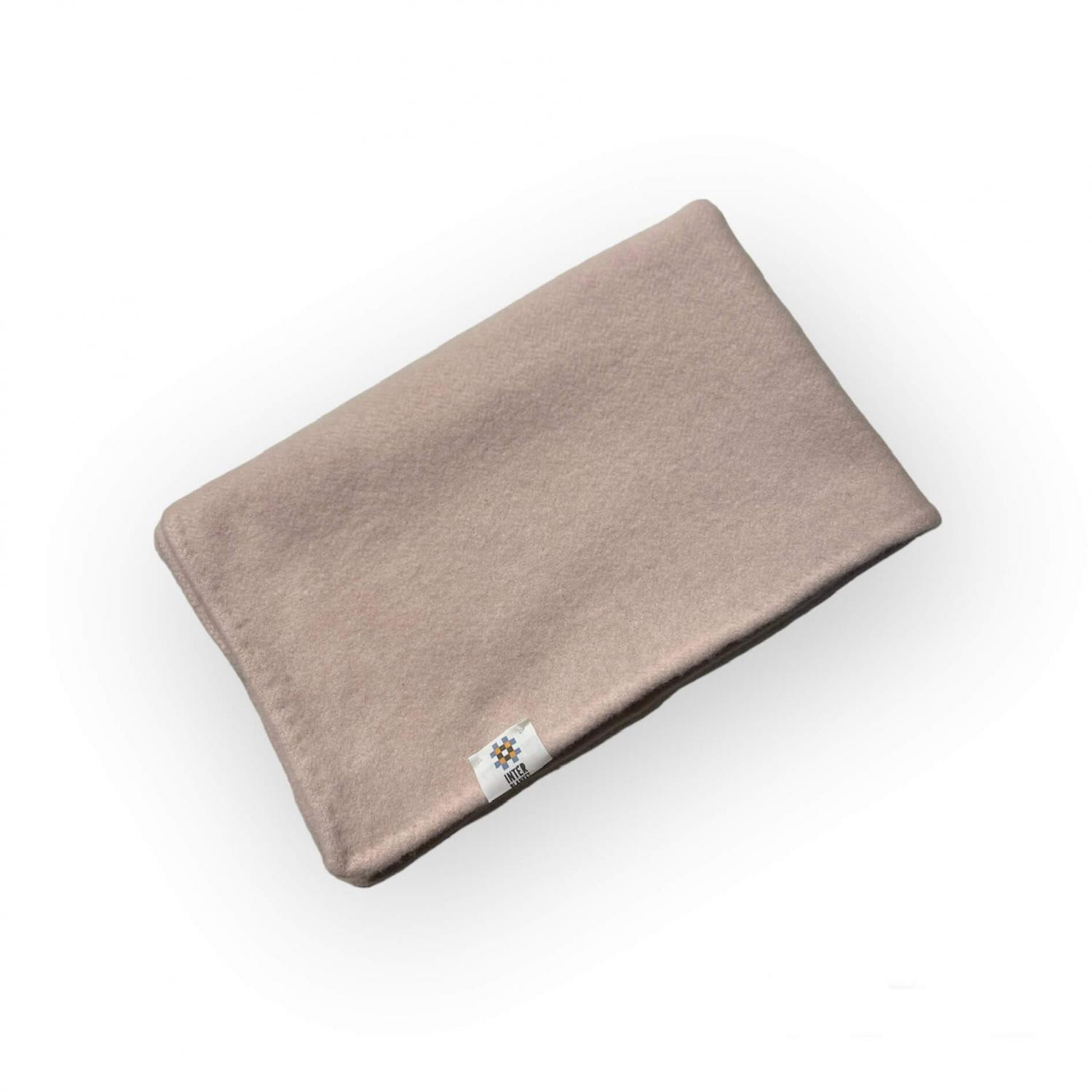 Baby Blanket In Merino Wool – Dusty Pink, 75X85 Cm