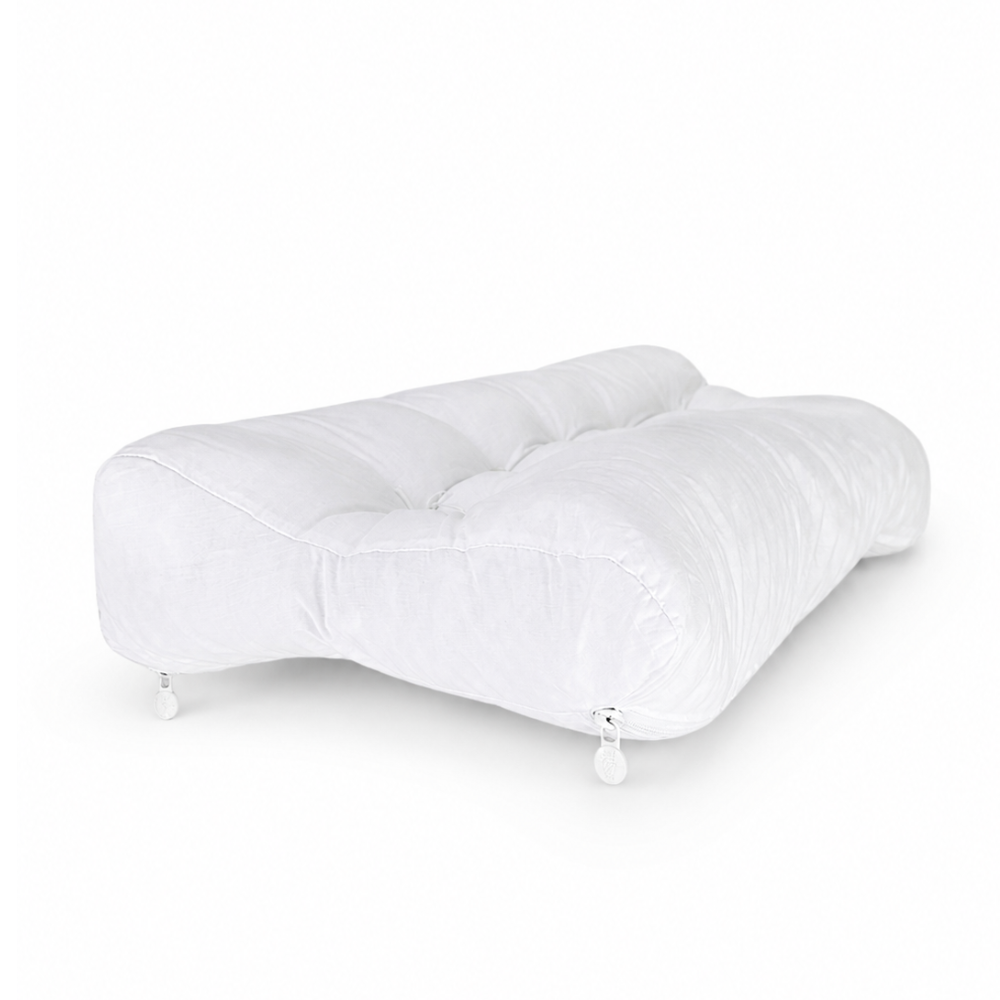 Ergonomic Wool And Natural Latex Pillow – Adjustable Height For Healthy Sleep