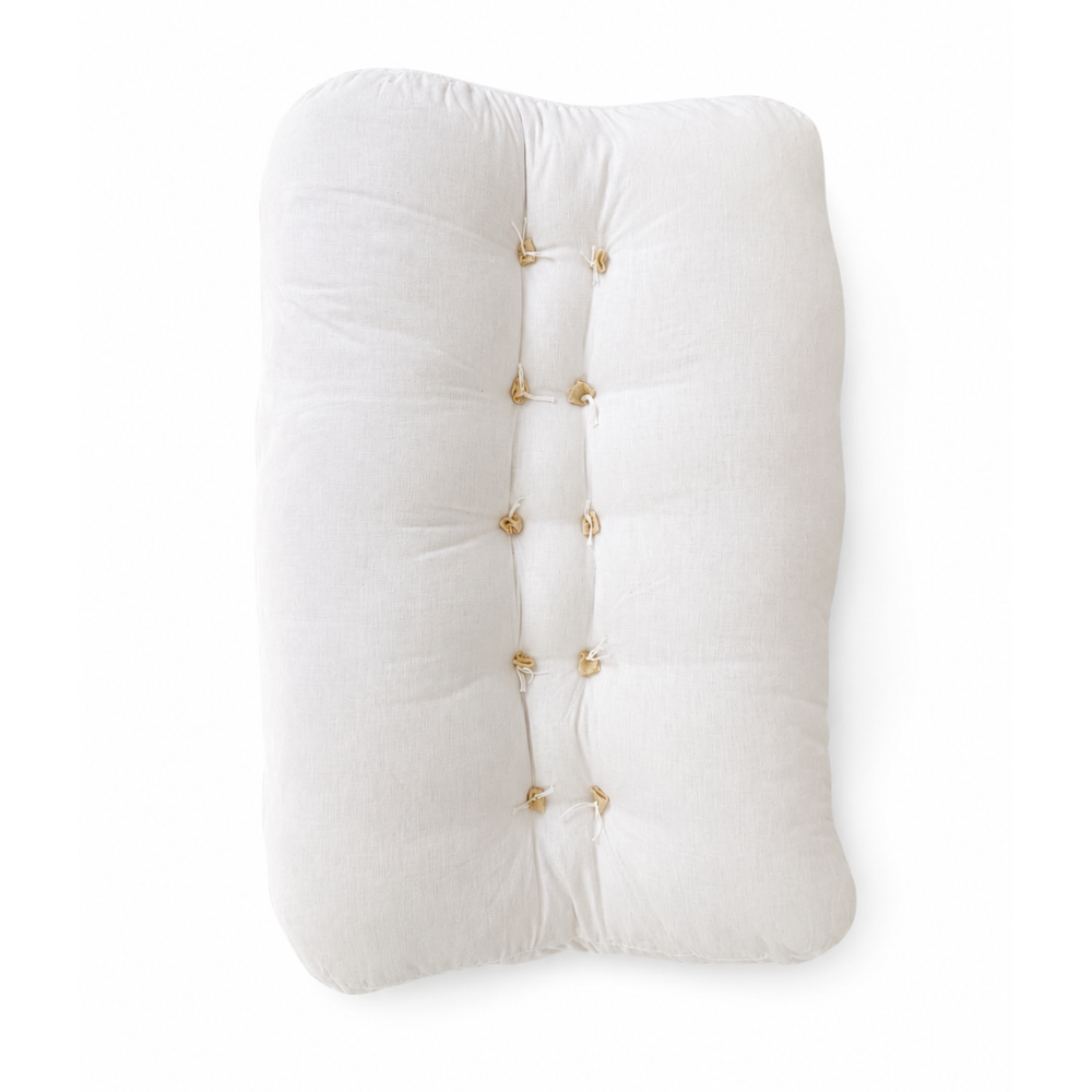 Ergonomic Wool And Natural Latex Pillow – Adjustable Height For Healthy Sleep