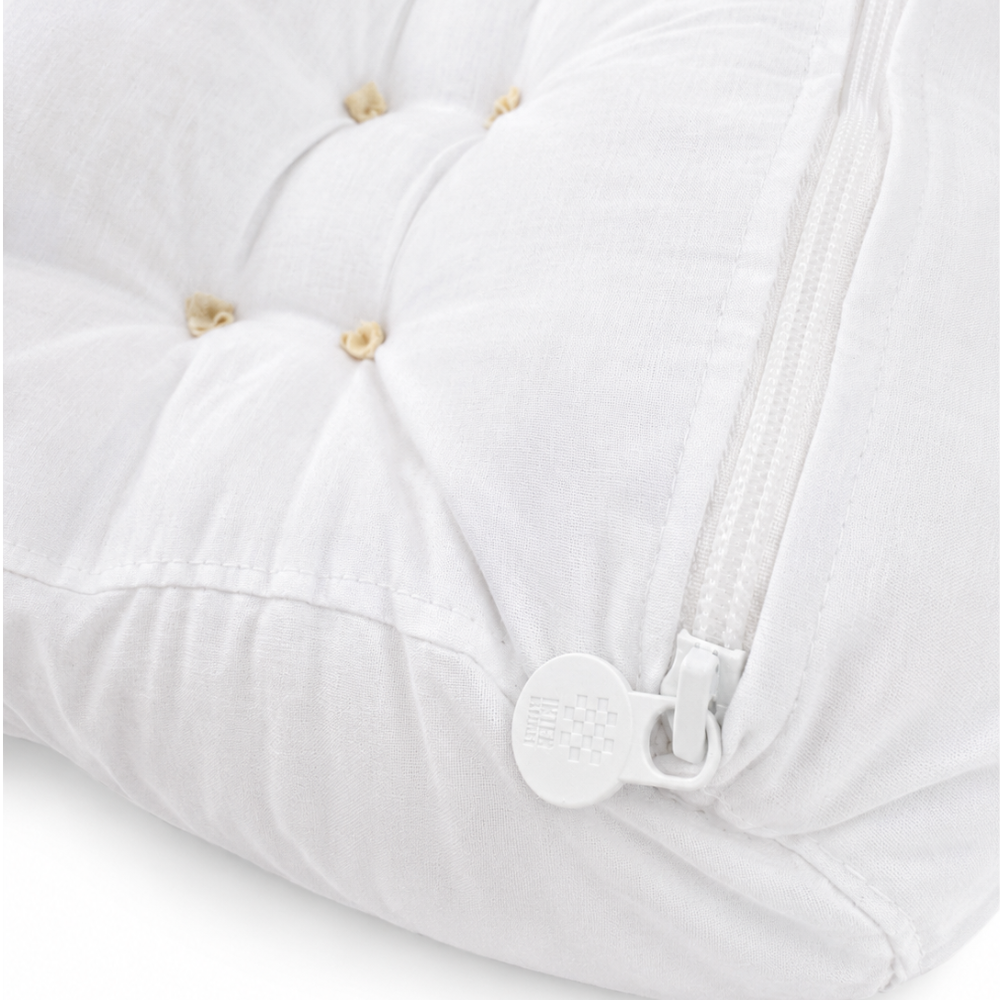 Ergonomic Wool And Natural Latex Pillow – Adjustable Height For Healthy Sleep
