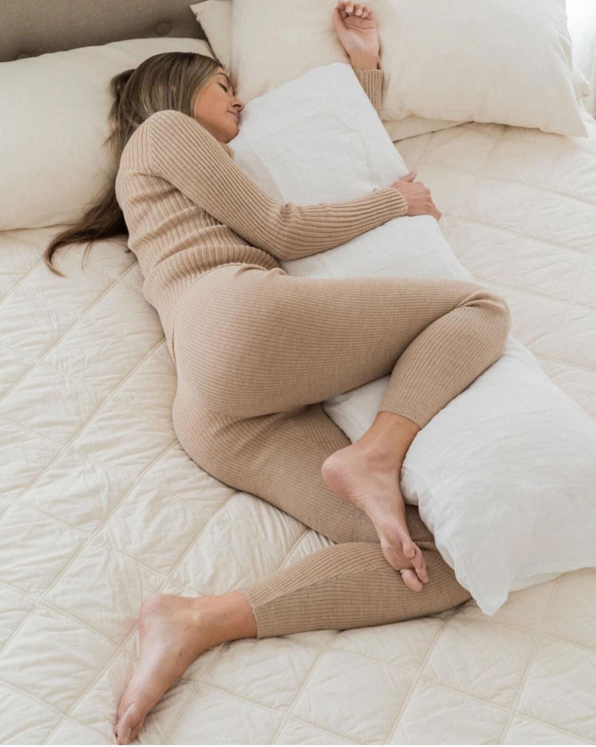 Възглавница За Тяло 40/130 См – Пълнеж 50% Мерино Вълна И 50% Натурален Латекс