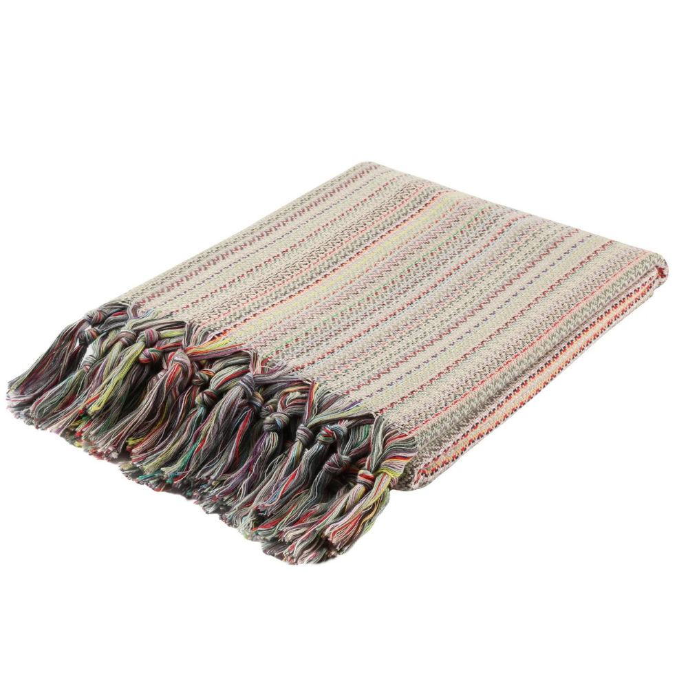 Многоцветен Пещемал С Красиви Ресни