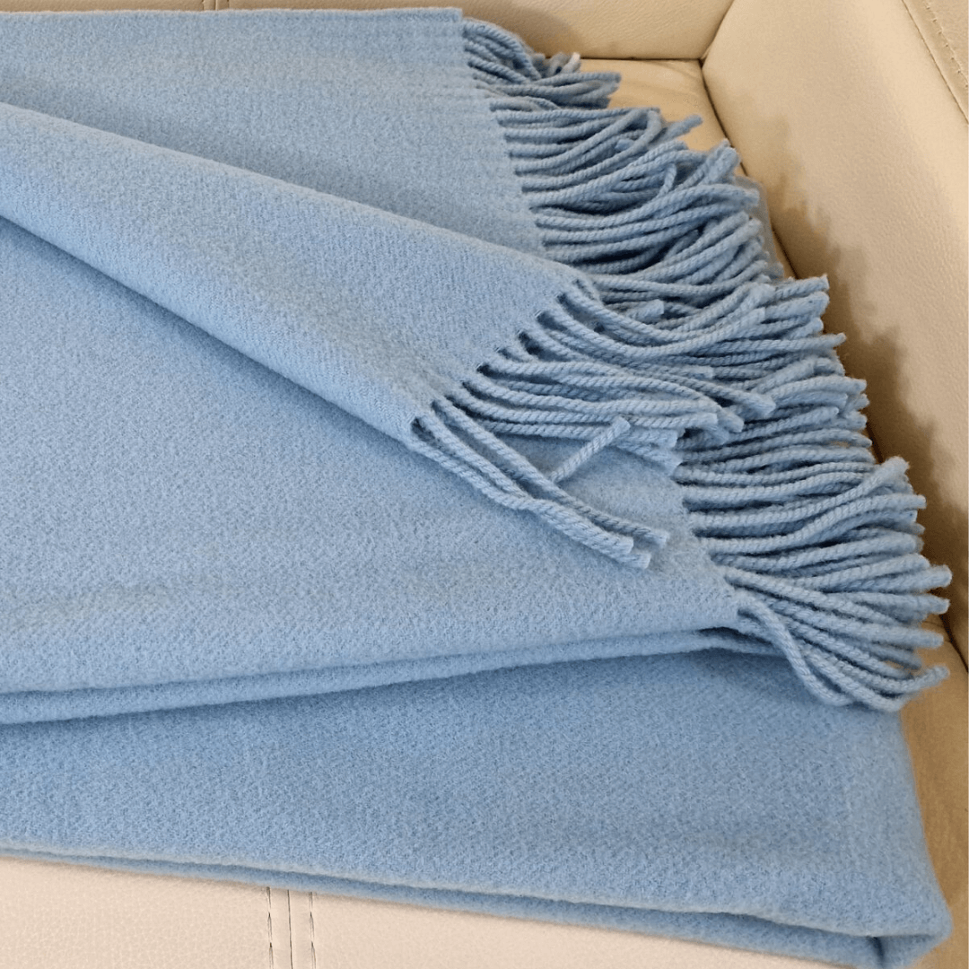 Luxury 100% Merino Wool Blanket – Soft & Warm (140X200 Cm)