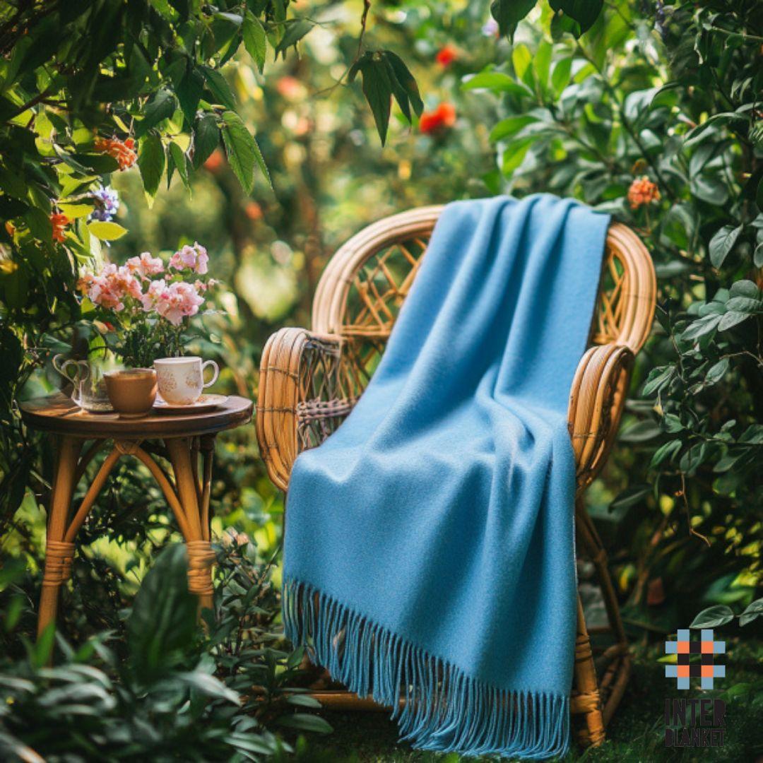 Luxury 100% Merino Wool Blanket – Soft & Warm (140X200 Cm)