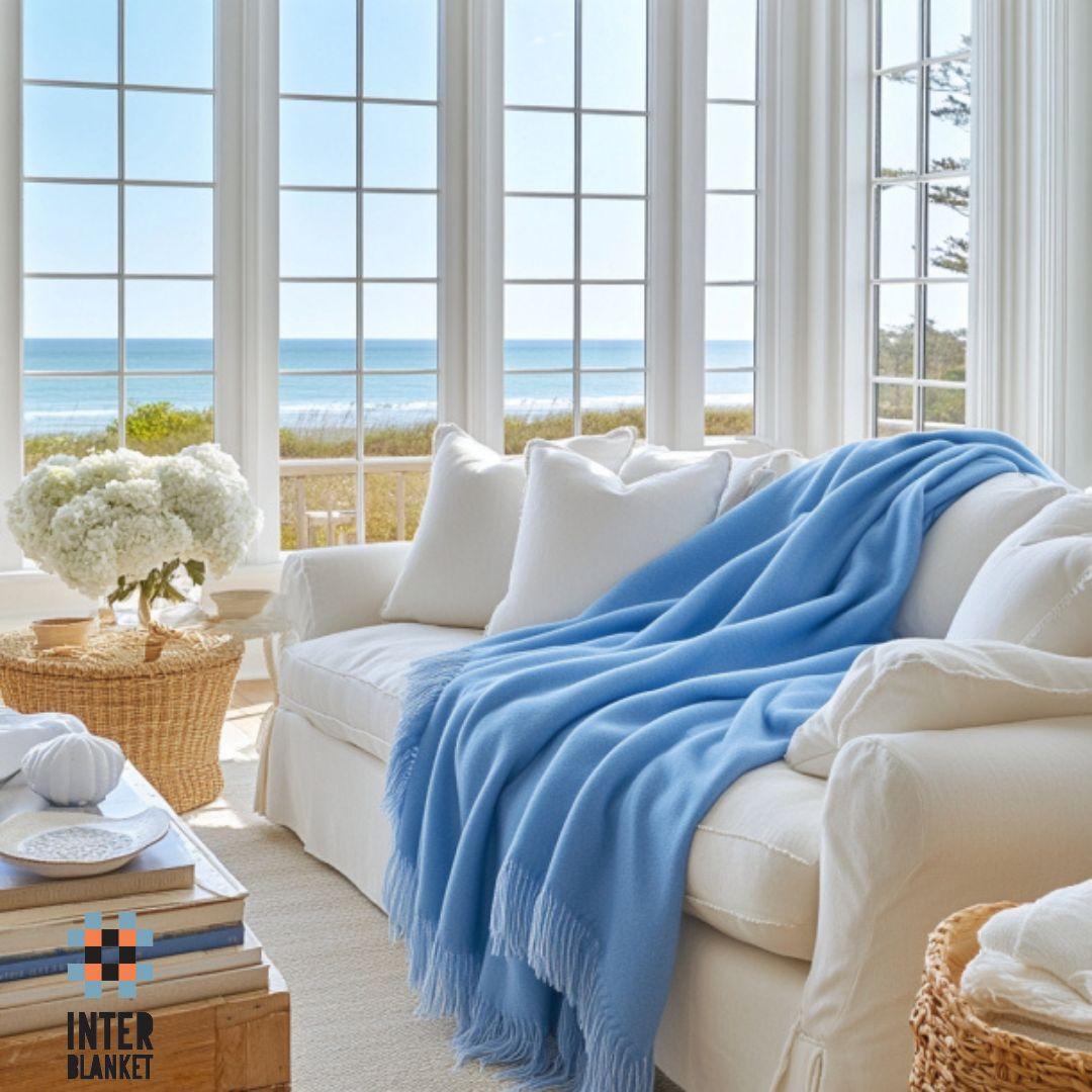 Luxury 100% Merino Wool Blanket – Soft & Warm (140X200 Cm)