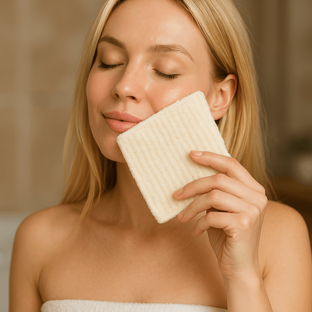 Natural Wool Sponges – 4 Pack | Eco-Friendly & Biodegradable Cleaning Pads