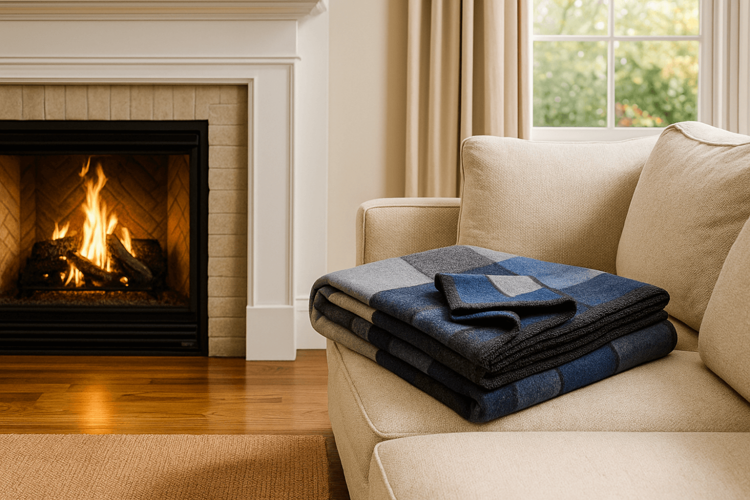 Премиум Одеяло От 100% Вълна – Меко, Топло И Стилно (150×200 См)