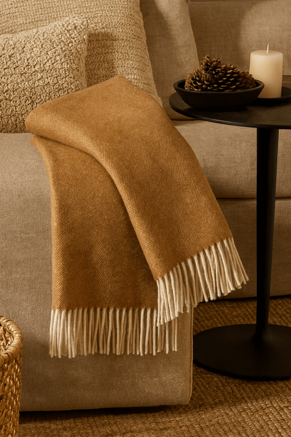 Вълнено Одеяло 150×200 См – 100% Естествена Вълна, Меко И Топло