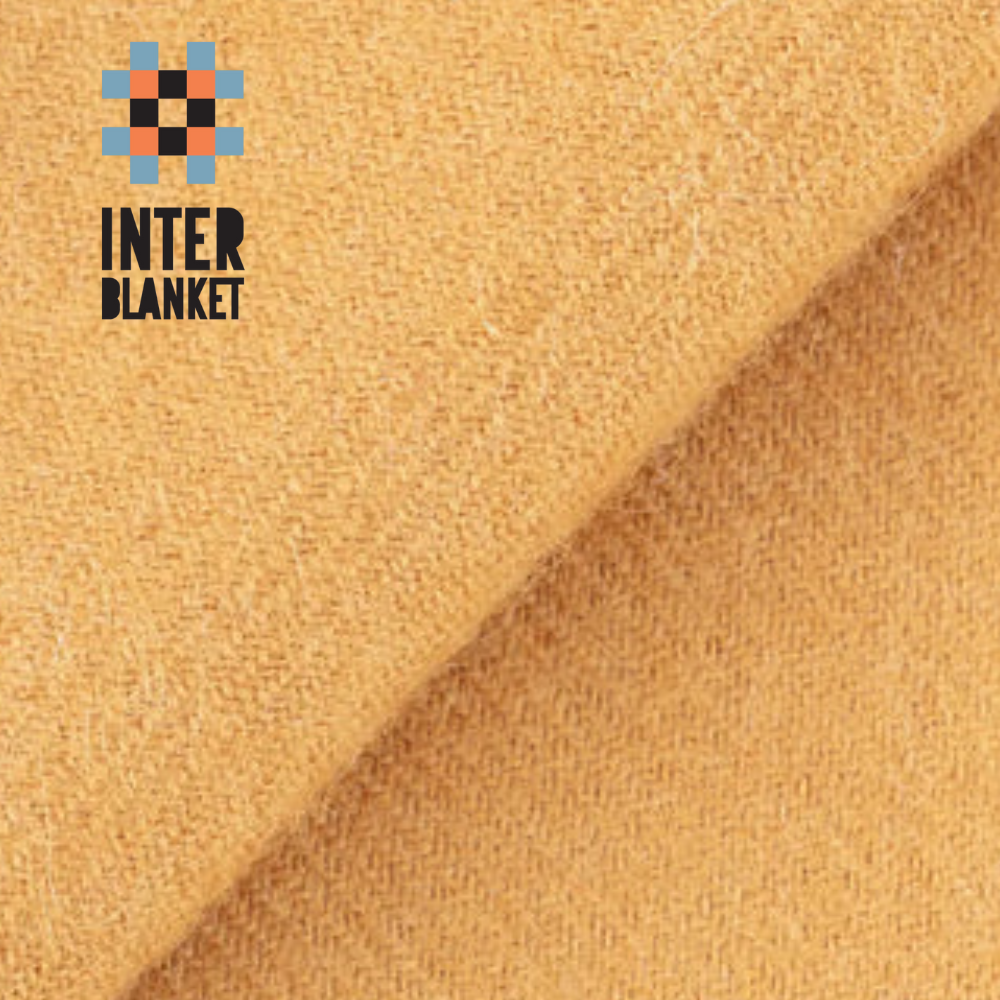 Луксозно Одеяло От 100% Бейби Алпака Вълна – Жълт Цвят | 130×180 См, 500 Г