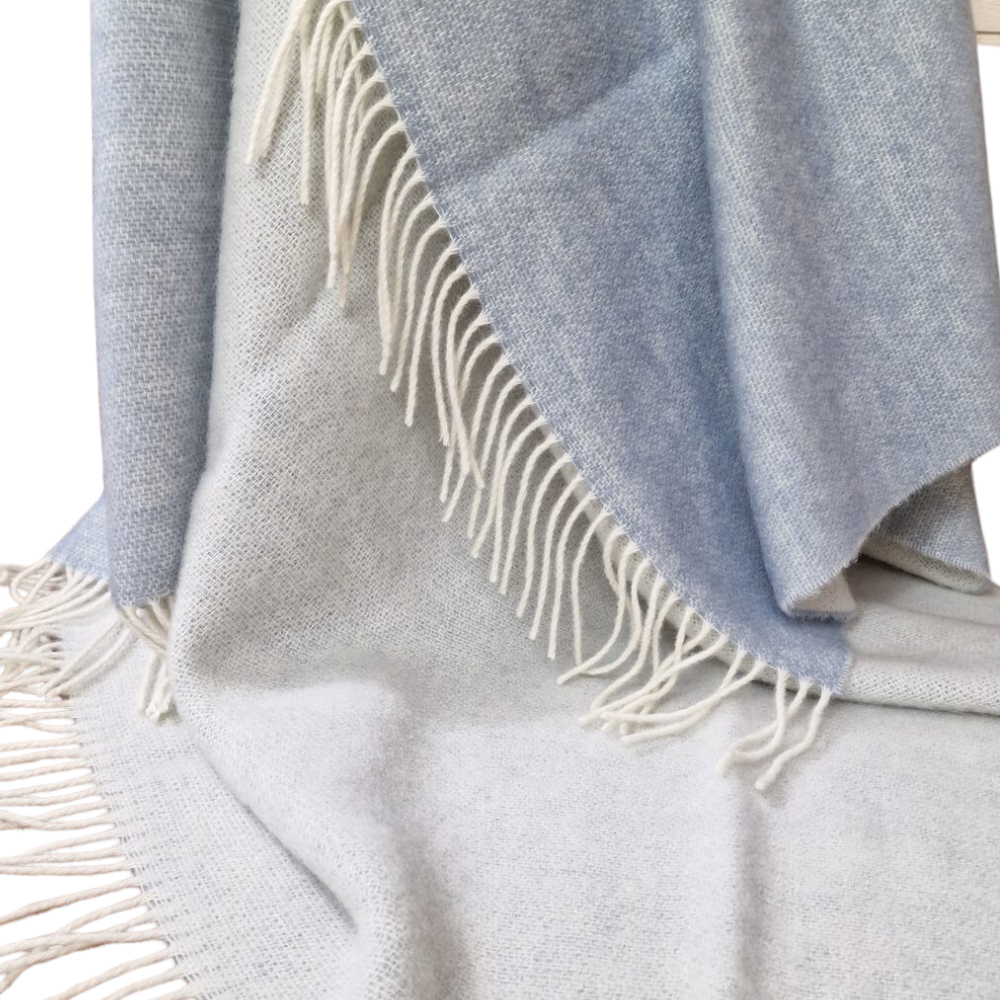 Премиум 100% Вълнено Одеяло 150X200 См – Меко, Топло И Естествено С Ресни