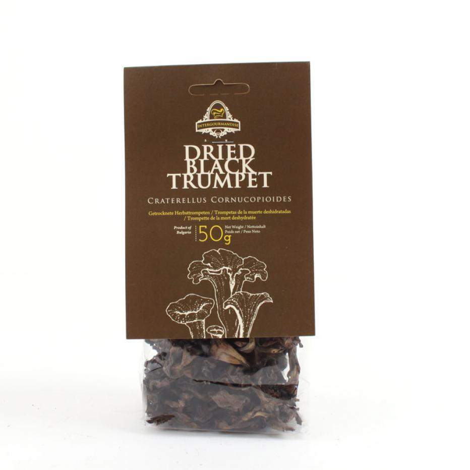 Dried Black Trumpet Mushrooms